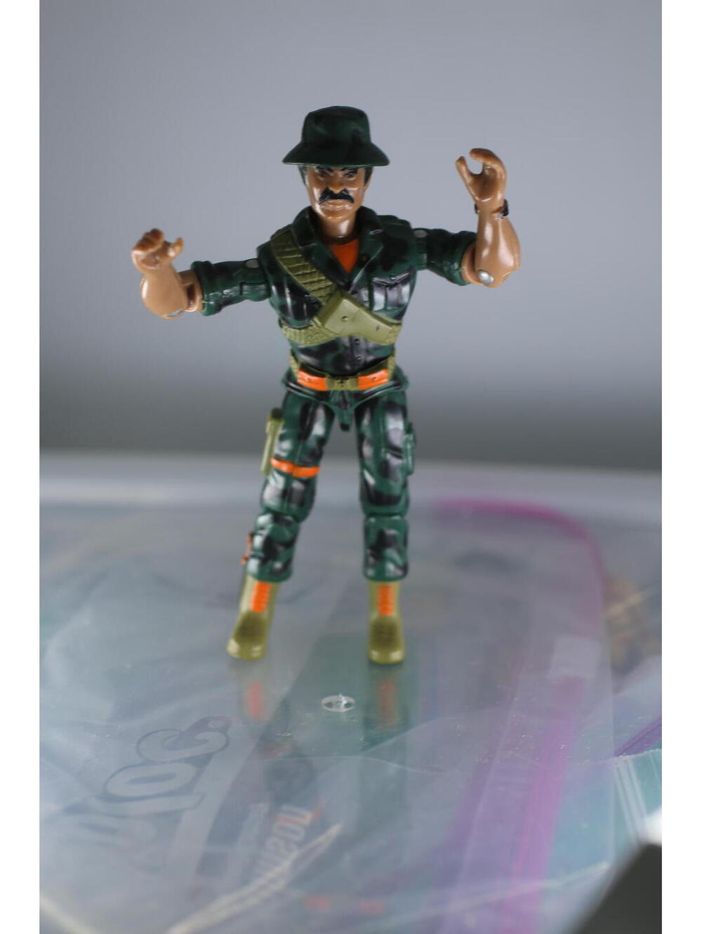 1986 Lanard GI Joe The Corps Loose "CROC" - VG+ VINTAGE TOY action FIGURE